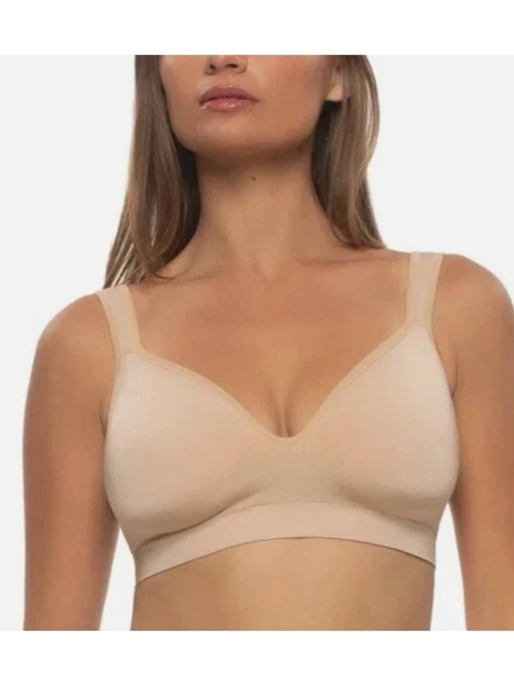 NWT Felina Adaptive Cup Wire Free Bra 2-Pack Women’s M Cream & Blue